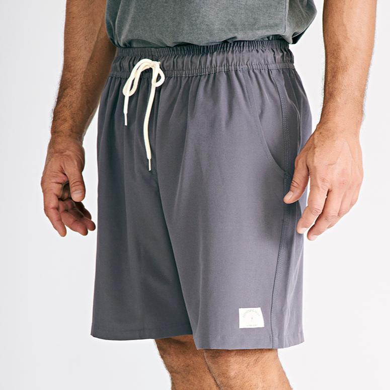 Bermuda Retrô com elástico North Shore Plus Size 17" - Cinza