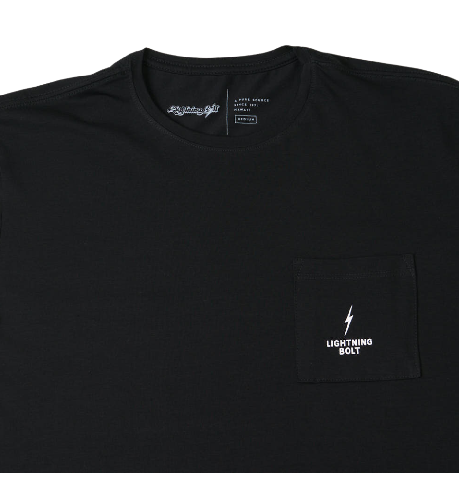 Camiseta Jungle Algodão Pima Com Bolso - Preto
