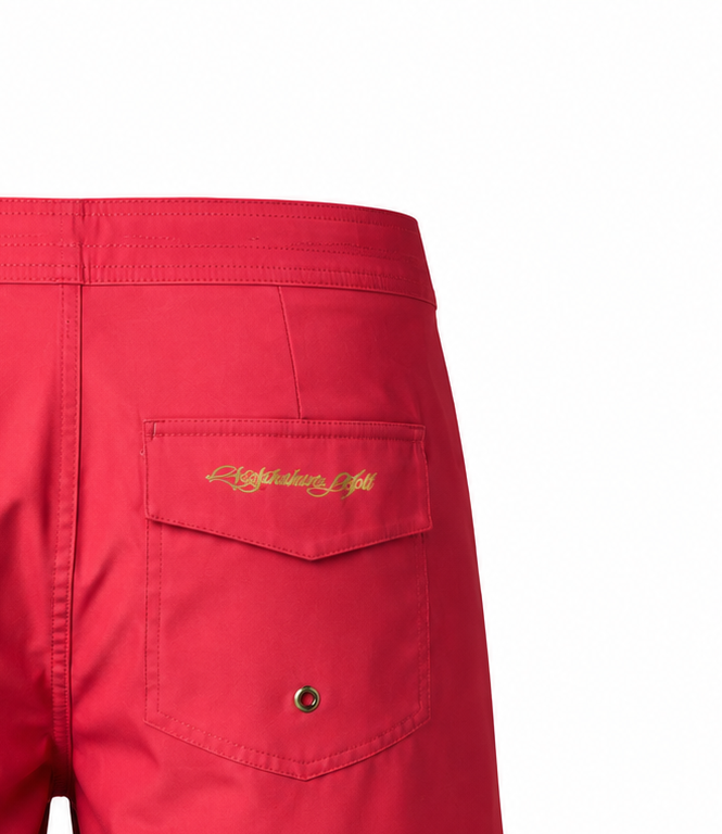 Bermuda de surf 17" Heritage 55 anos - Vermelho