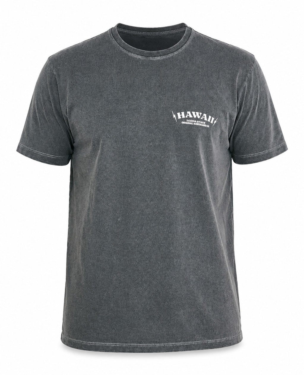 Camiseta Hawaii Lightning Bolt - Cinza