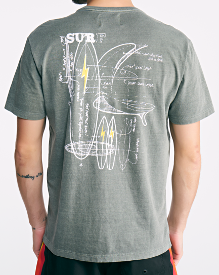 CAMISETA HANALEI LIGHTNING BOLT