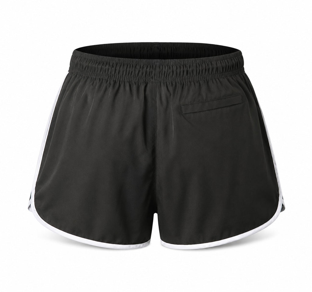 Shorts Retro 17" Destrua As Ondas Vies - Preto