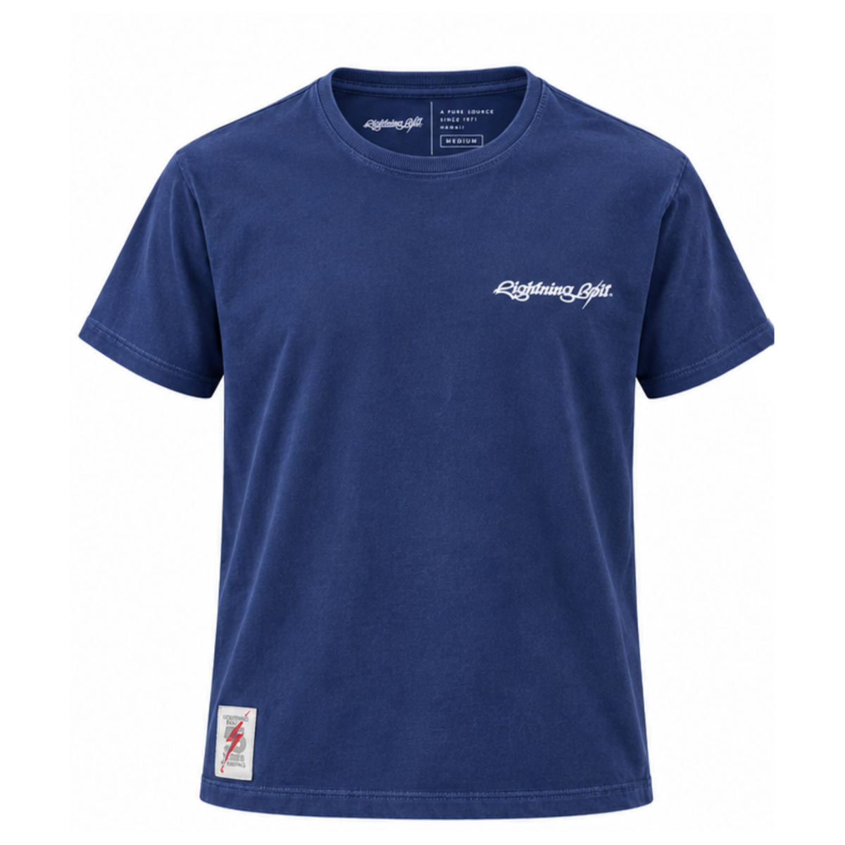 Camiseta estonada Destrua as Ondas 55 Anos - AZUL