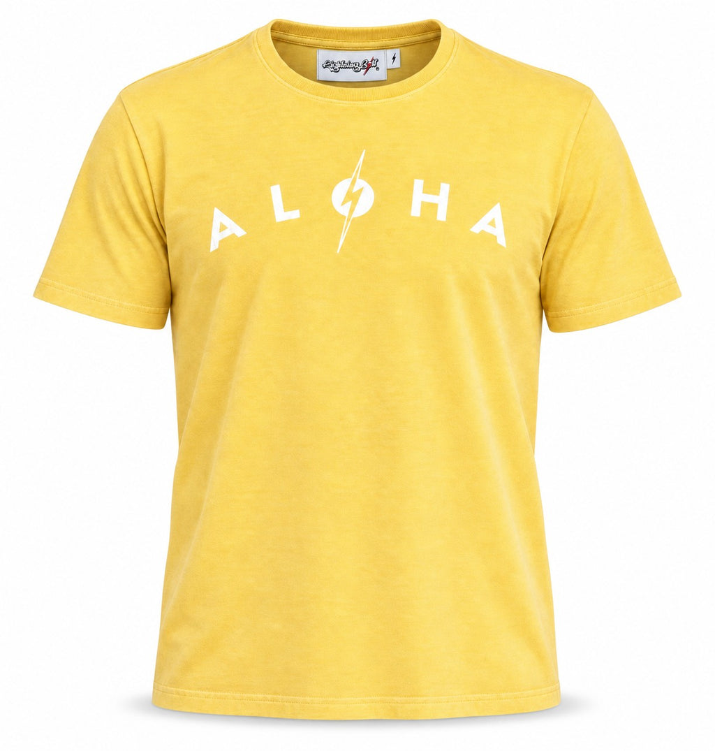 Camiseta Aloha - Amarela