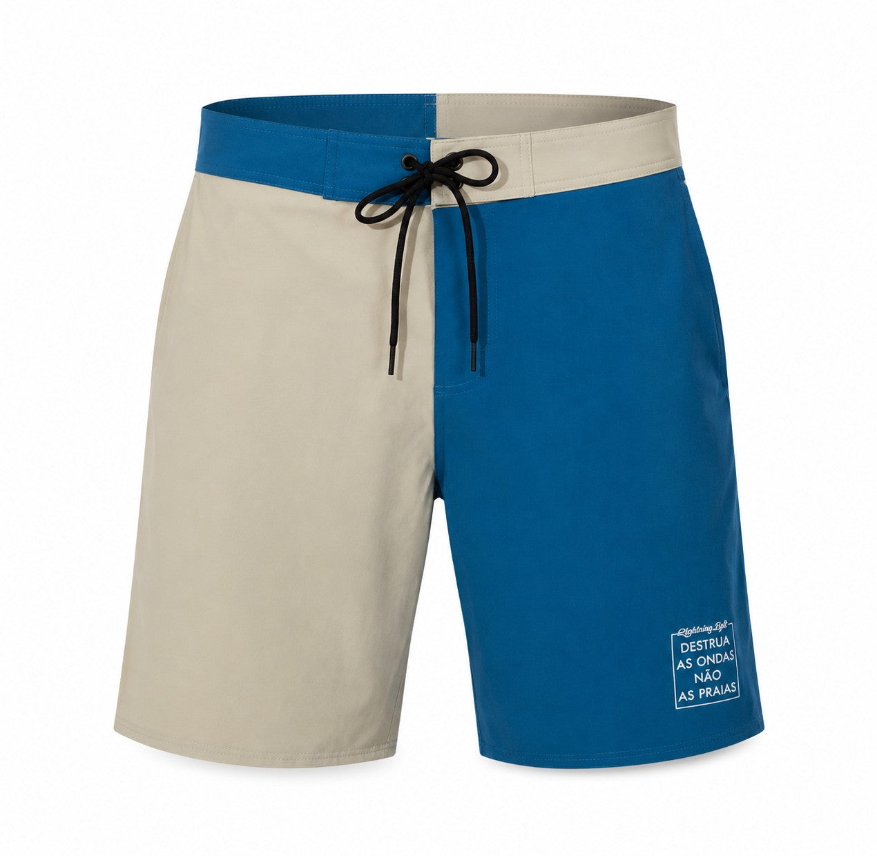 Bermuda de Surf Híbrida 18" Dual Destrua As Ondas - Azul