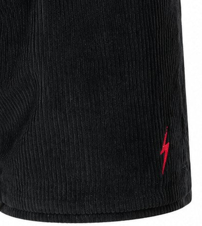 Bermuda Lightning Bolt Veludo Rocky Point - Preto