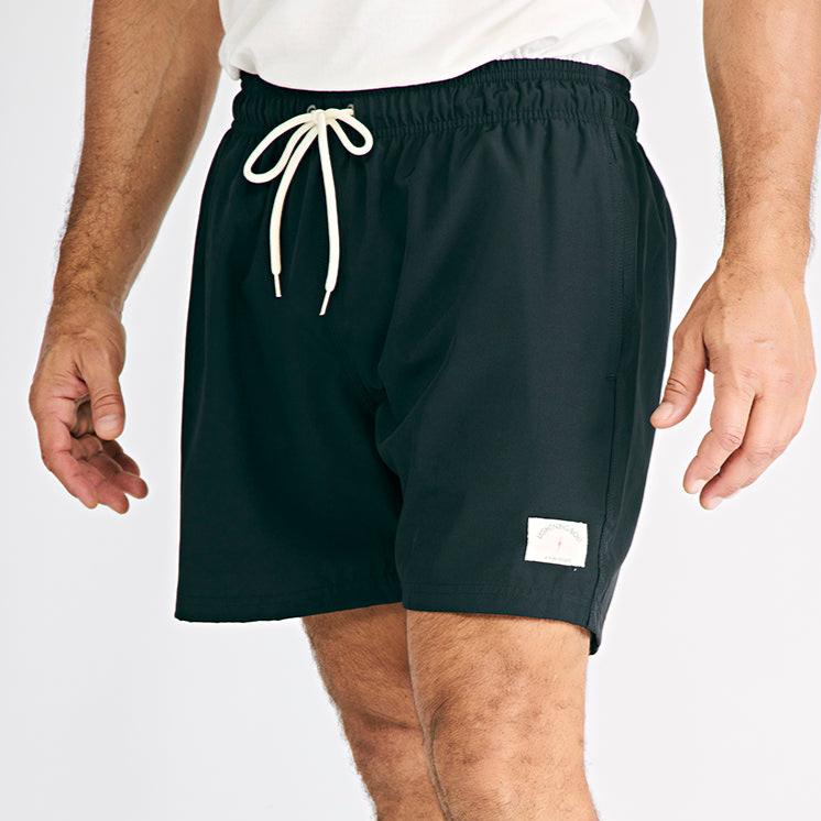 Shorts Santiago Plus Size Retrô 16" - Preto