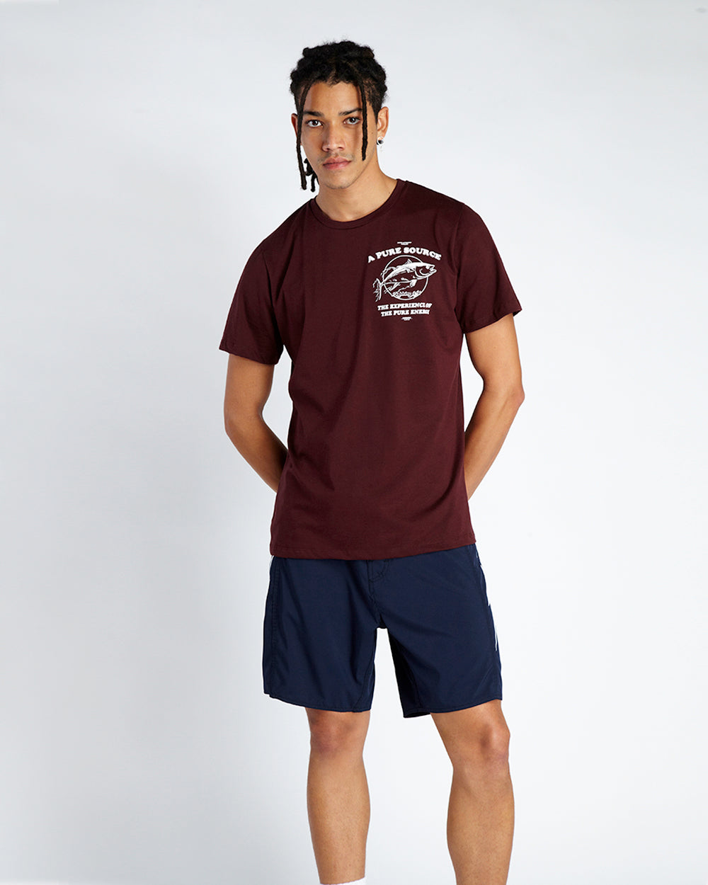 Camiseta Fisherman - Vinho