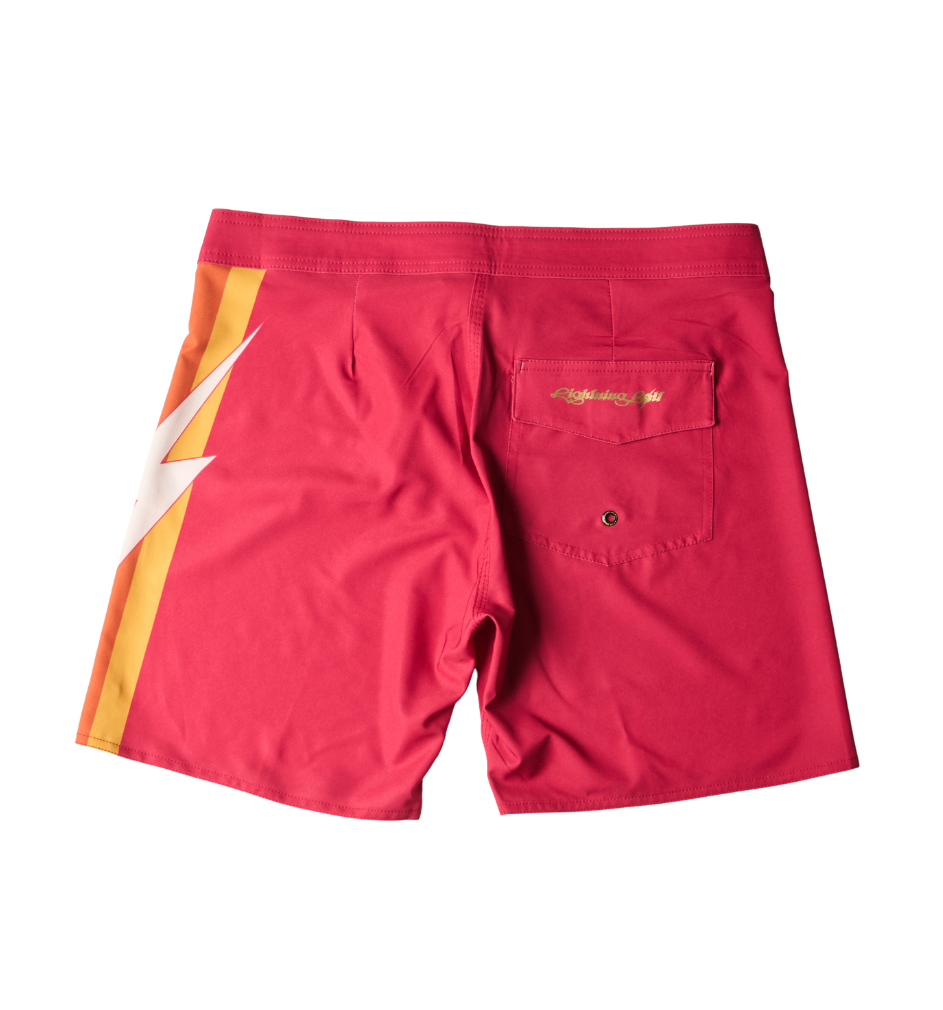 Bermuda de surf 17" Heritage 55 anos - Vermelho