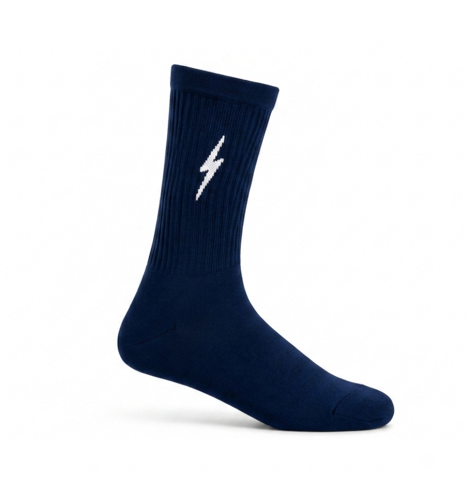 Meia Lightning Bolt Classic - Marinho