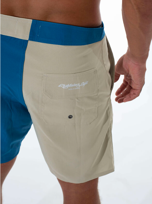 Bermuda de Surf Híbrida 18" Dual Destrua As Ondas - Azul