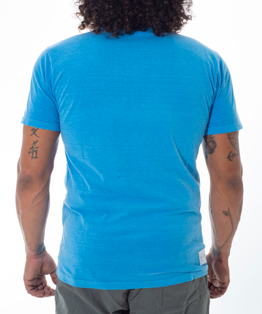 Camiseta Estonada Stripes Lightning Bolt - Azul