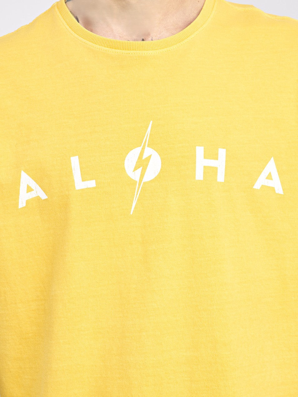 Camiseta Aloha - Amarela