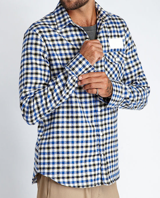 Camisa de Flanela Manga Longa Grunge - Mescla