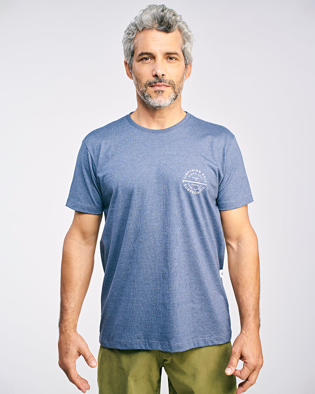 Camiseta Single Fin - Azul