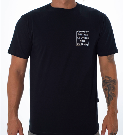 CAMISETA DESTRUA AS ONDAS