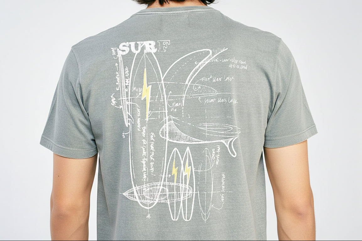 Camiseta Hanalei - Cinza
