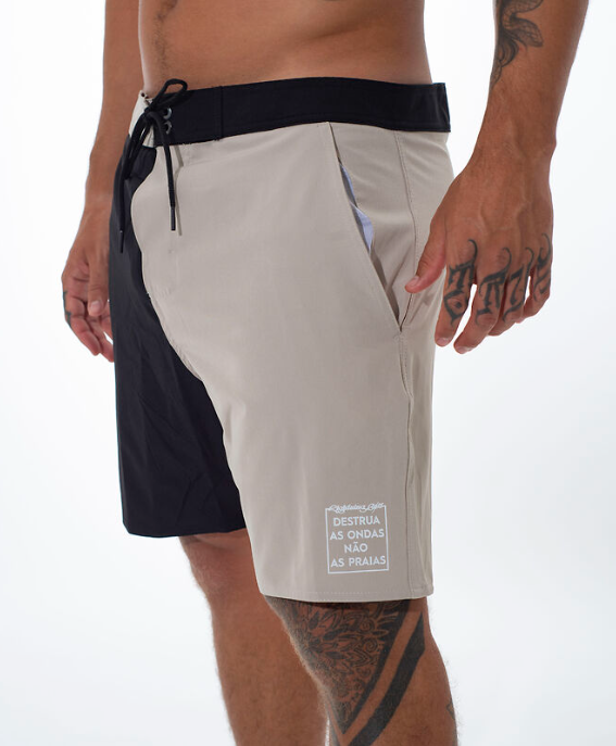 BERMUDA SURF HÍBRIDA 18" DUAL DESTRUA AS ONDAS