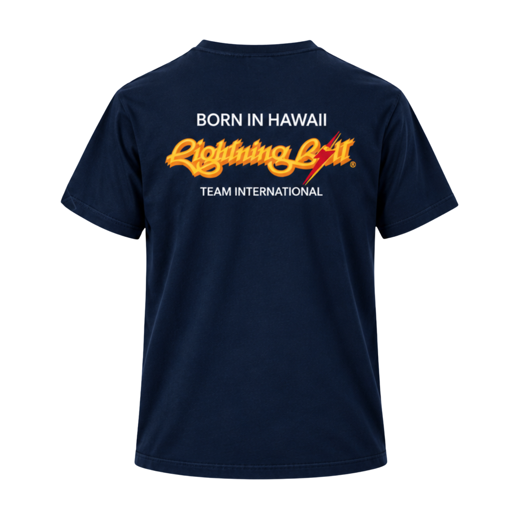 Camiseta Born in Hawaii 55 Anos - Marinho
