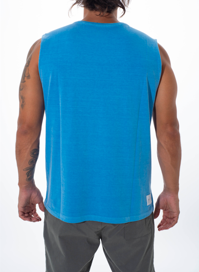 Regata Machão Star Bolt Estonada - Azul