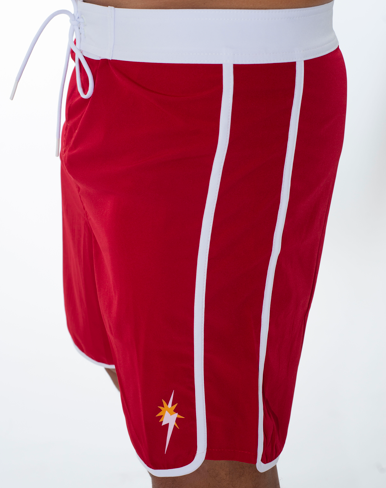 Bermuda de Surf 18" Star Bolt Viés - Vermelho