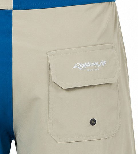 Bermuda de Surf Híbrida 18" Dual Destrua As Ondas - Azul