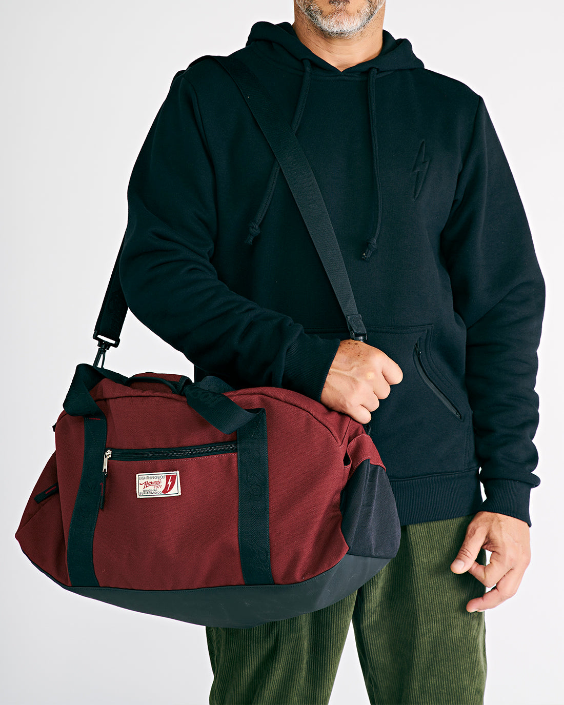 BOLSA TRAVEL LIGHTNING BOLT VINHO