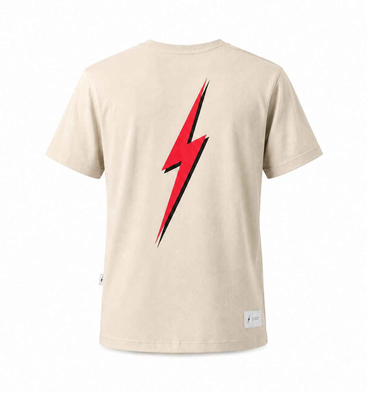 Camiseta Heritage Lightning Bolt - Bege