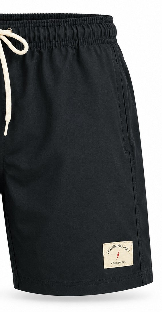 Shorts Santiago Retrô 16" - Preto