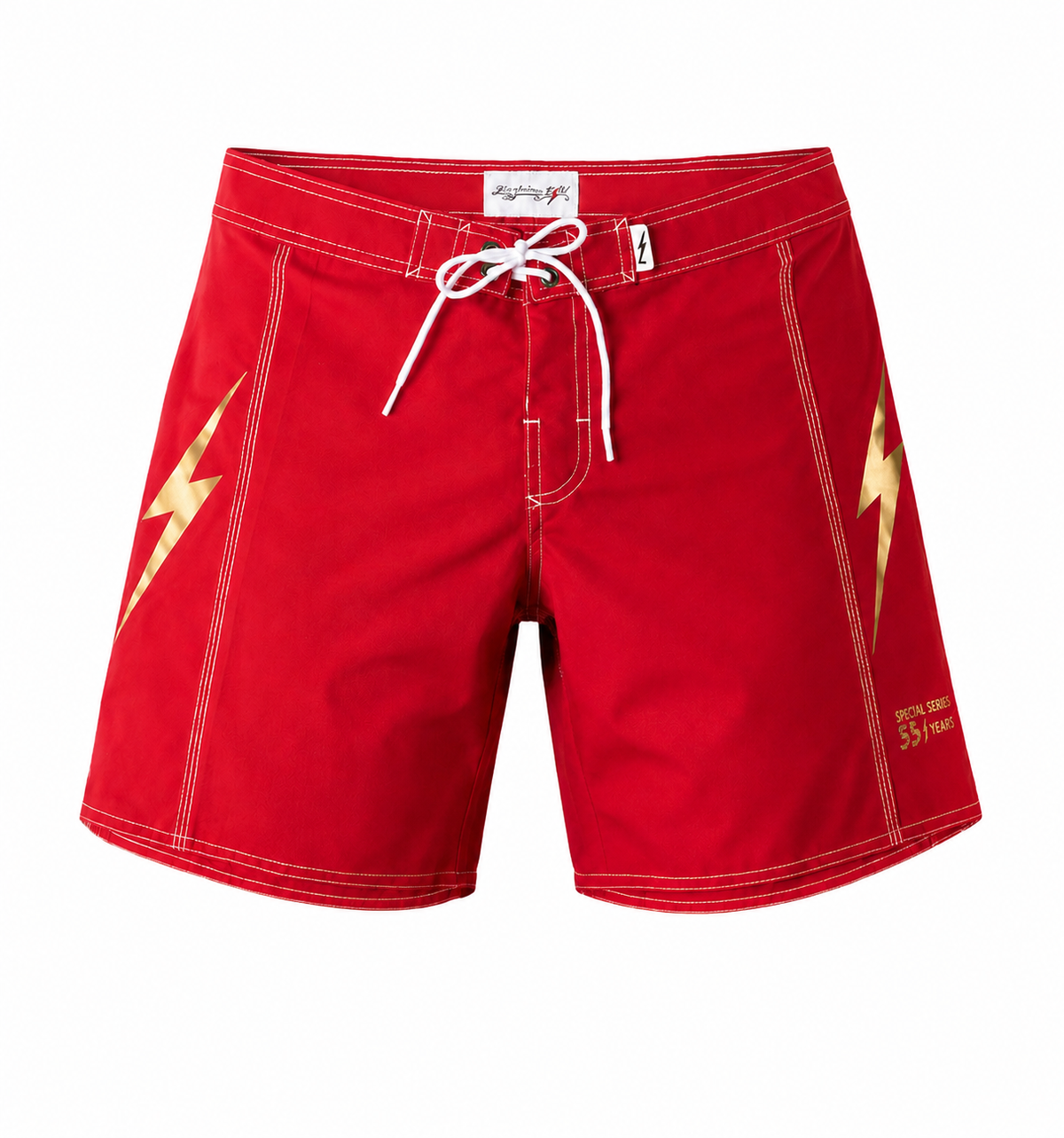Bermuda de surf 17" Citron 55 anos - Vermelho