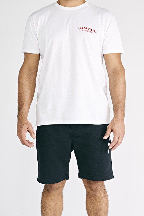 Camiseta Hawaii Lightning Bolt - Branco