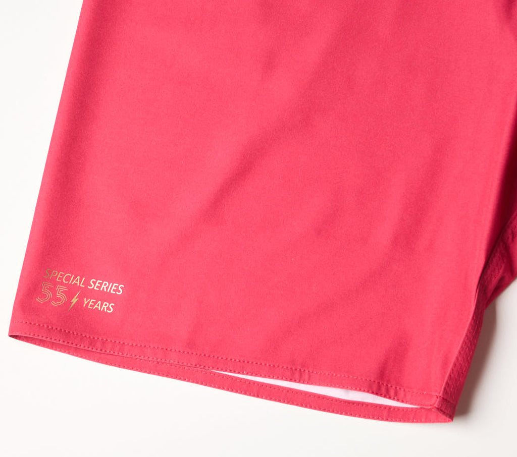 Bermuda de surf 17" Heritage 55 anos - Vermelho