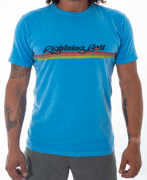 CAMISETA ESTONADA STRIPES LIGHTNING BOLT