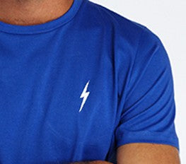 Camiseta Algodão Pima Oahu Lightning Bolt _ Royal