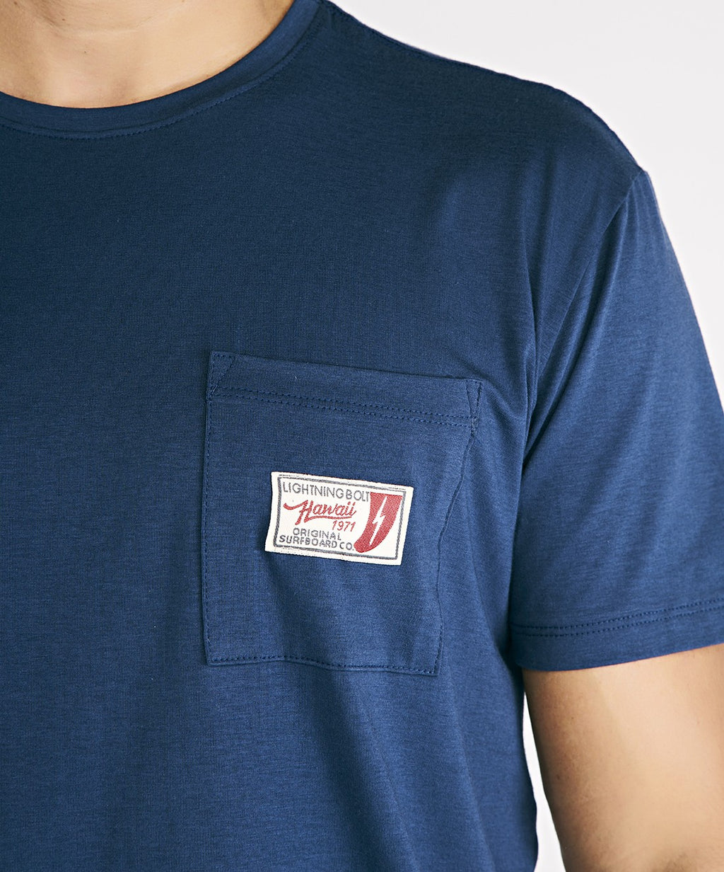 Camiseta Algodão Pima Peru - Azul