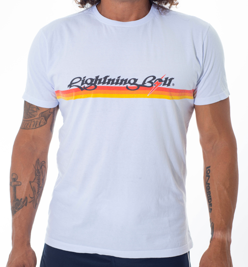 CAMISETA ESTONADA STRIPES LIGHTNING BOLT