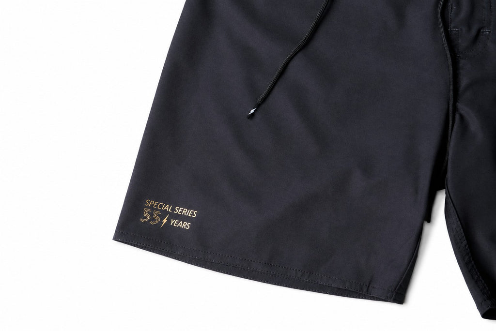 Bermuda de surf 17" Heritage 55 anos - Preto