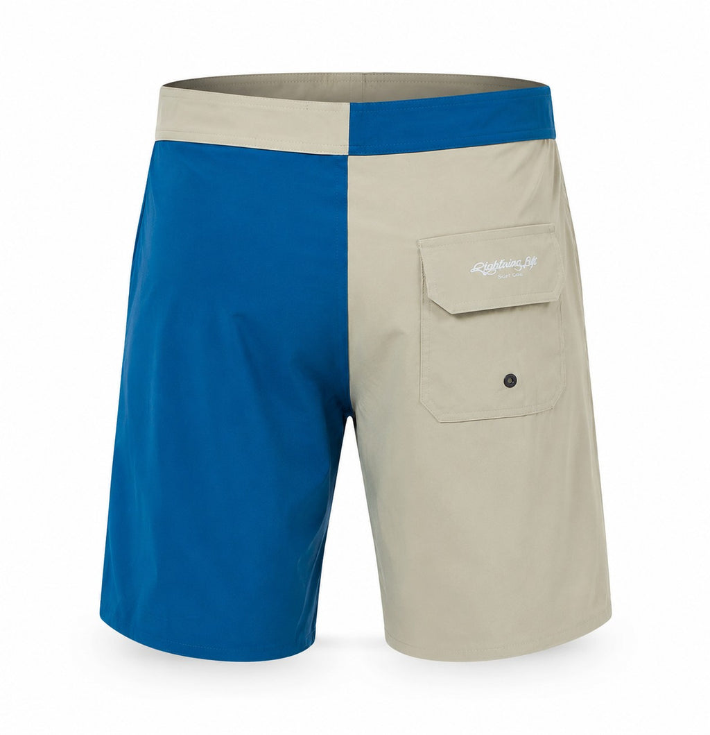 Bermuda de Surf Híbrida 18" Dual Destrua As Ondas - Azul
