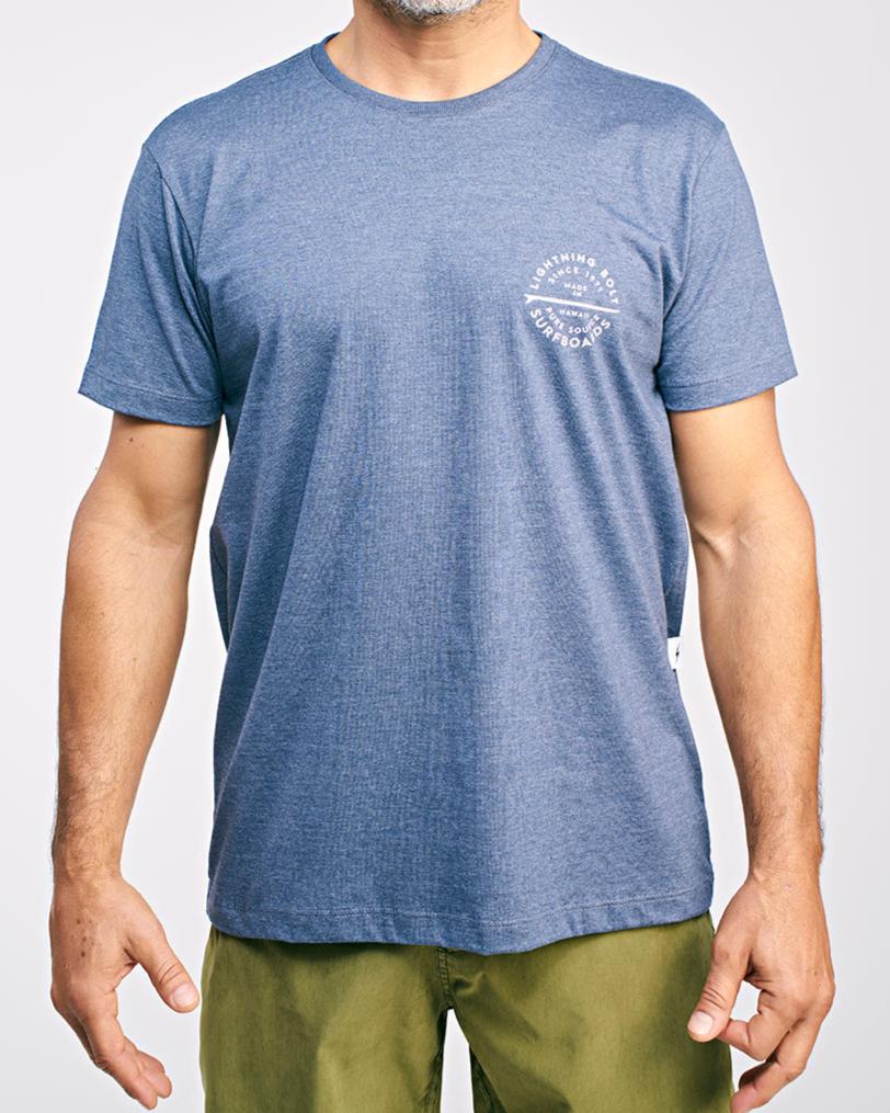 Camiseta Single Fin - Azul