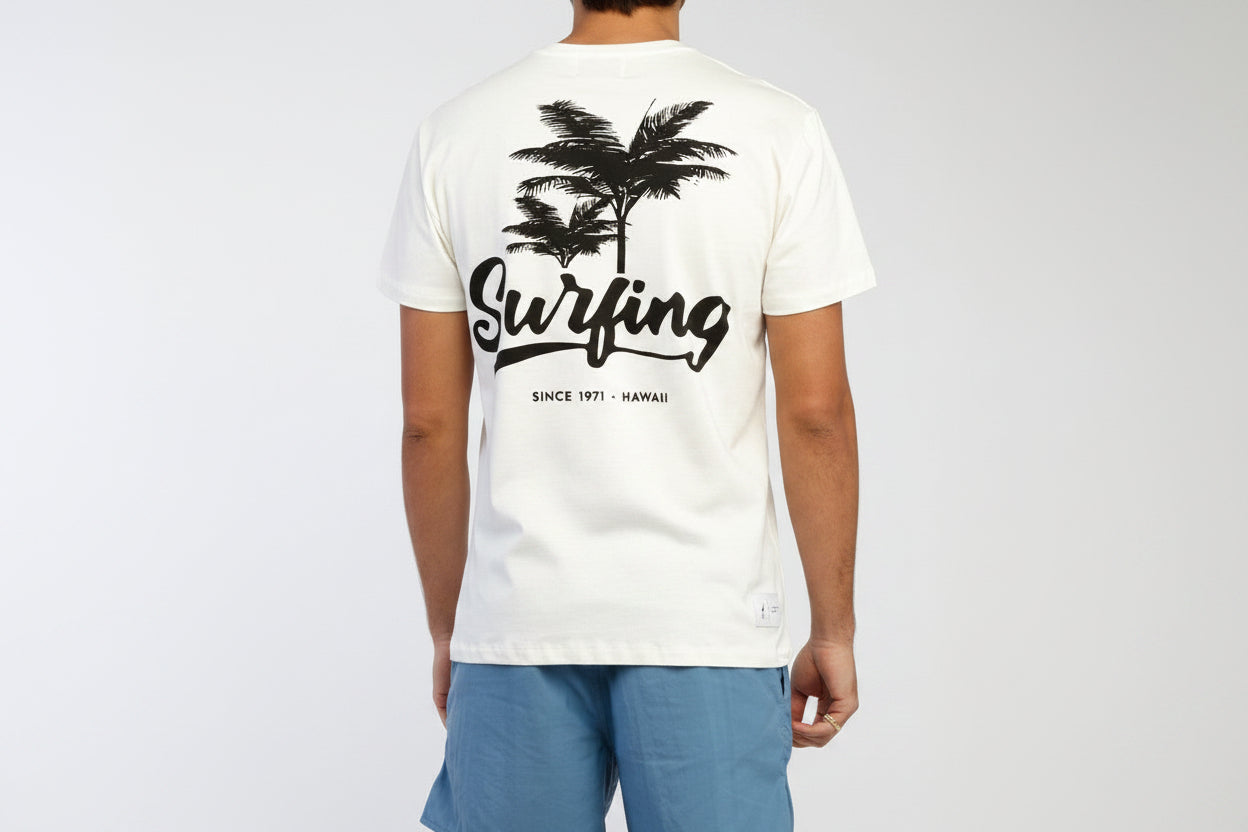 Camiseta Surfing - Branco
