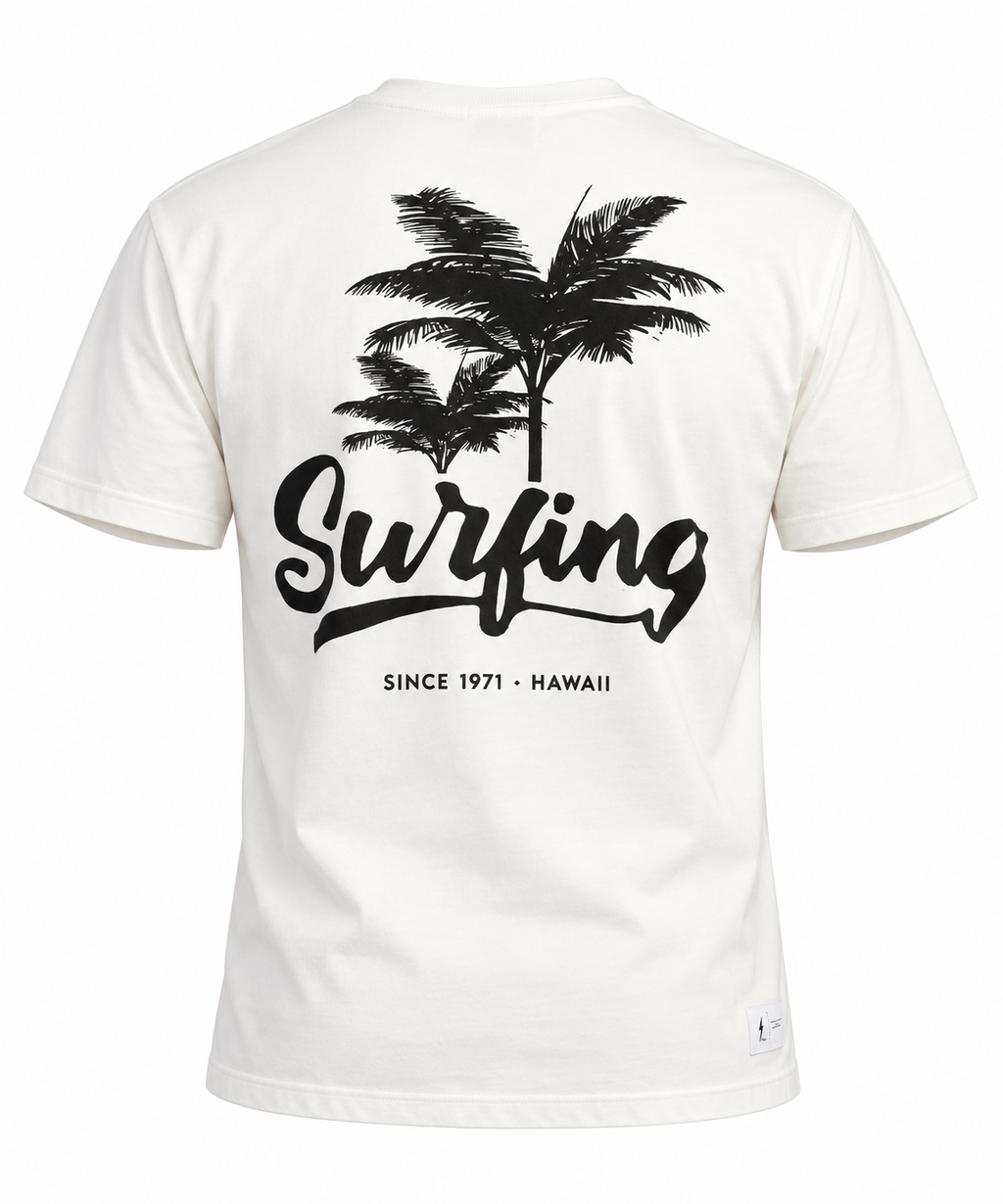 Camiseta Surfing - Branco