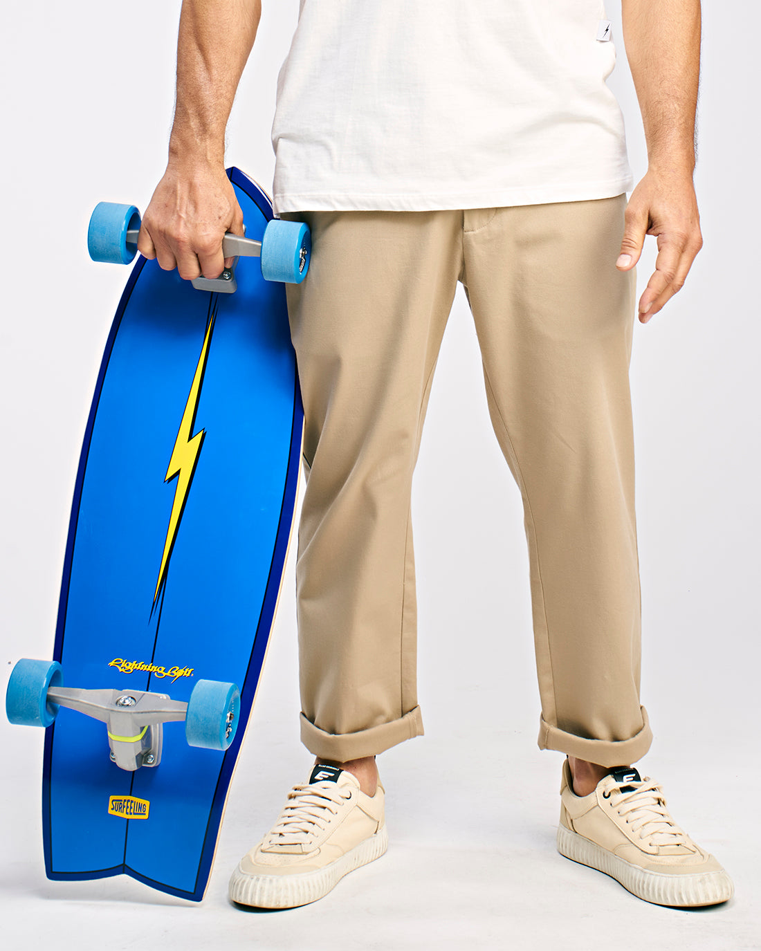 SKATE SIMULADOR DE SURF LIGHTNING BOLT x SURFEELING - AZUL