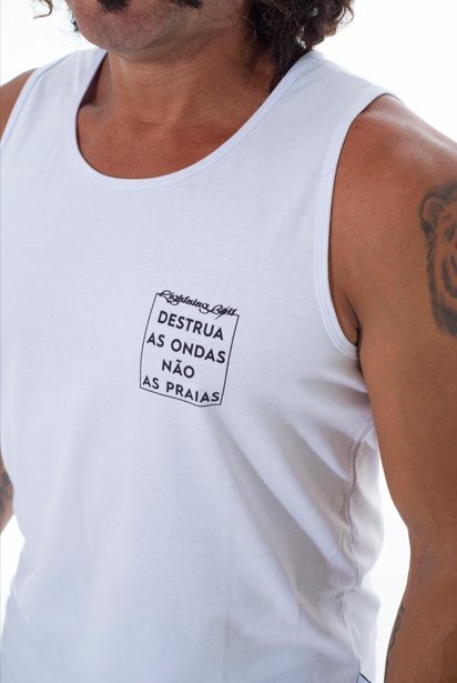 Regata Destrua As Ondas - Branco