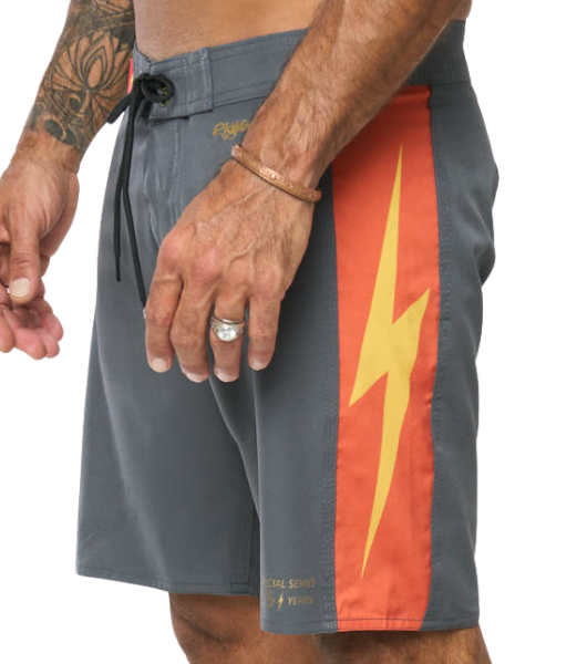 Bermuda de surf 17" Old Days 55 anos - Chumbo