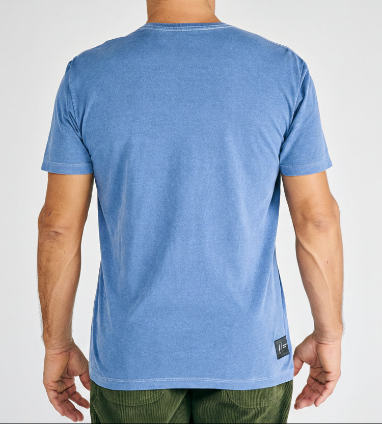 Camiseta Estonada Lightning Bolt - Azul