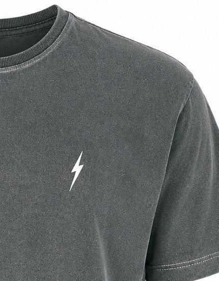 Camiseta Estonada Destrua As Ondas - Cinza