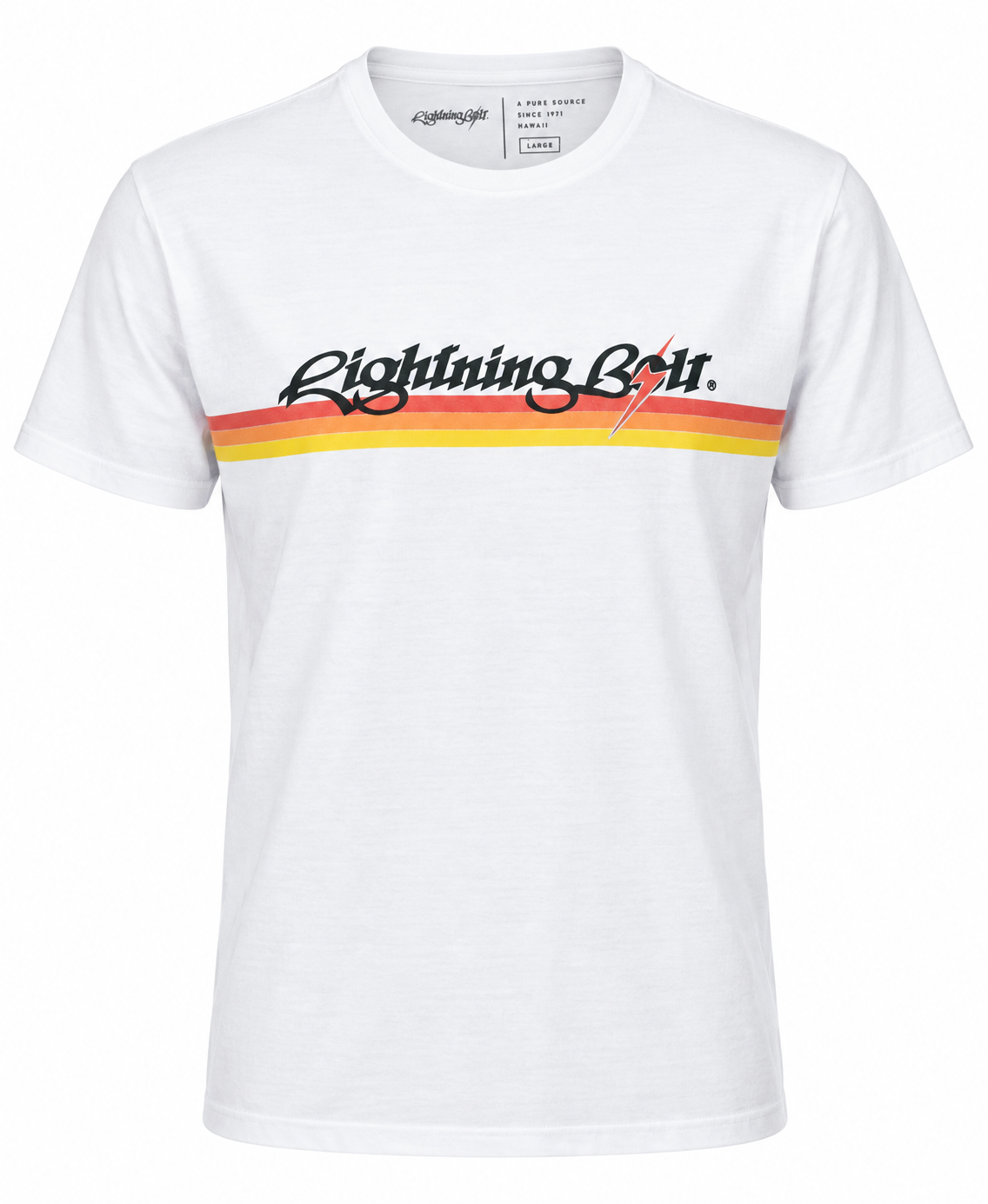Camiseta Estonada Stripes Lightning Bolt - Off