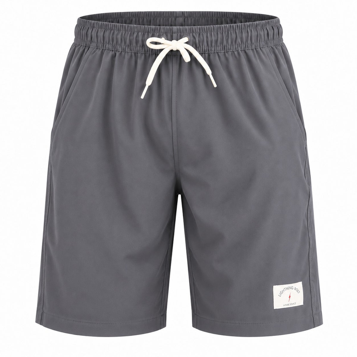 Bermuda Retrô com elástico North Shore Plus Size 17" - Cinza