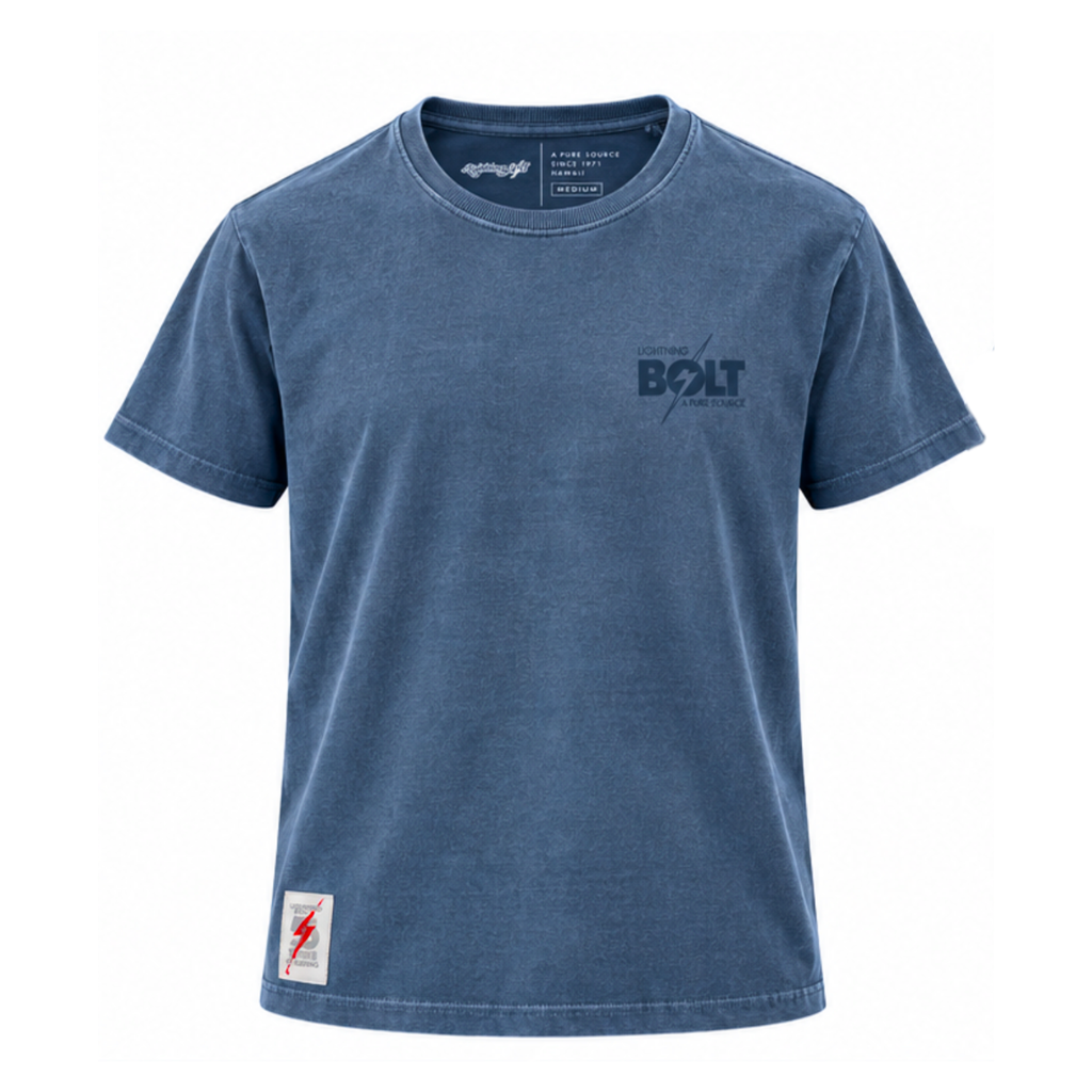 Camiseta Estonada Bolt A Pure Source 55 Anos – Azul