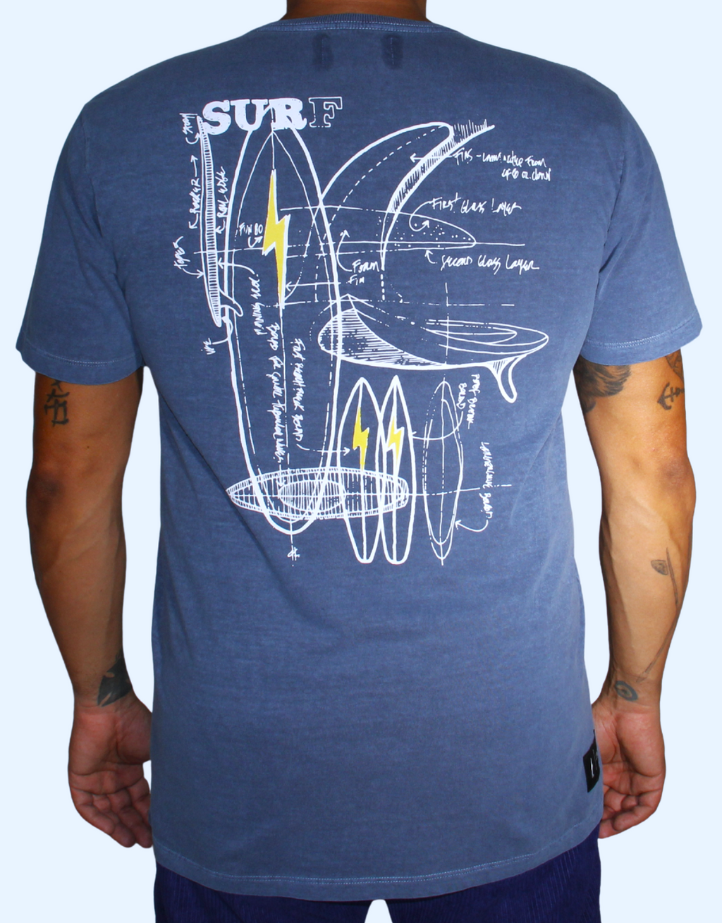 Camiseta Hanalei - Azul